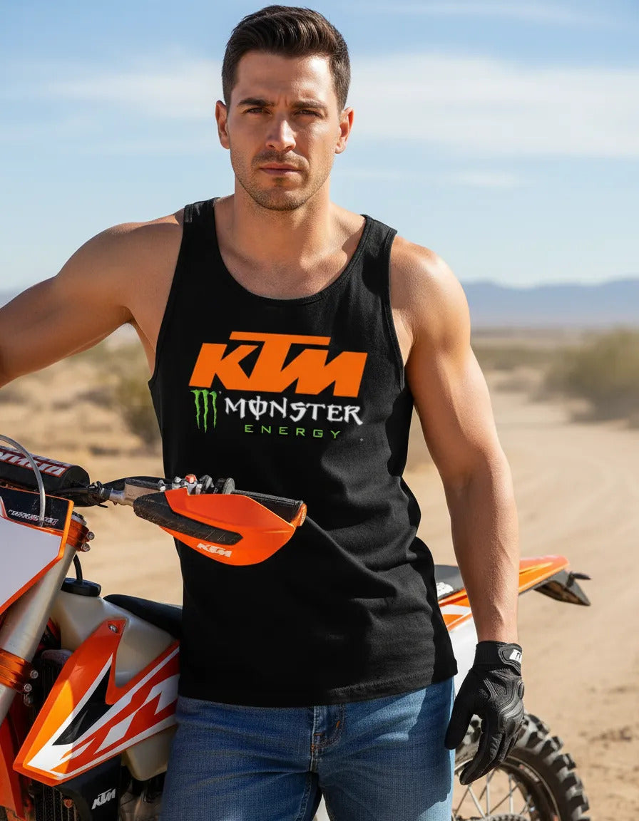 Playera Sin Mangas Ktm Monster Energ Off Road Motocross