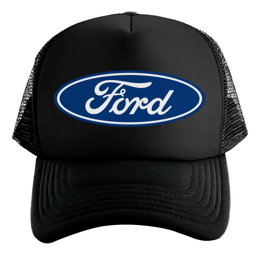 Gorra Nascar Ford Coche Vehículo Automóvil Automovilismo Negro Ajustable Ford