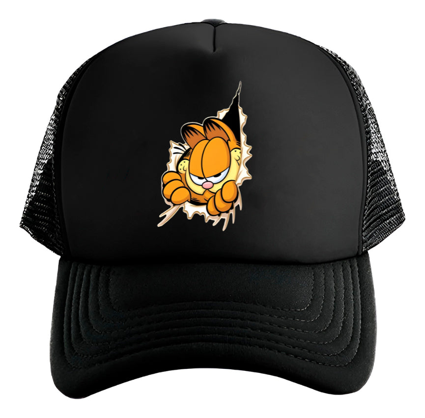 Gorra Garfield Negro Ajustable Garfield