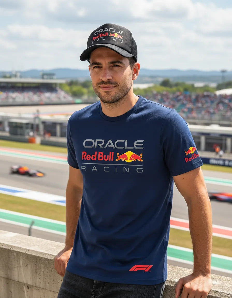 Playera Y Gorra Oracle Red Bull Racing Formula 1 F1 Autos