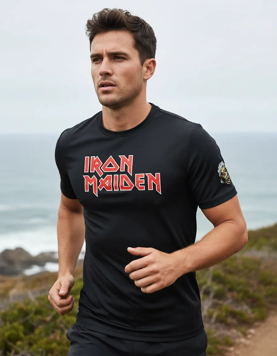 Playera Deportiva Iron Maiden Música Rock Heavy Metal