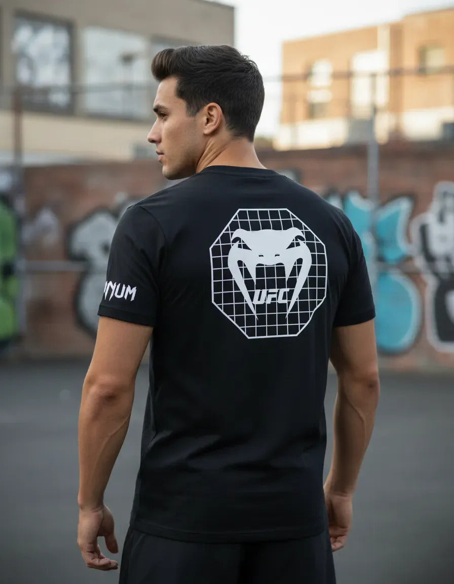 Playera Y Gorra Ufc Venum Octa Mma Box Muay Thai Kick Bjj Kb
