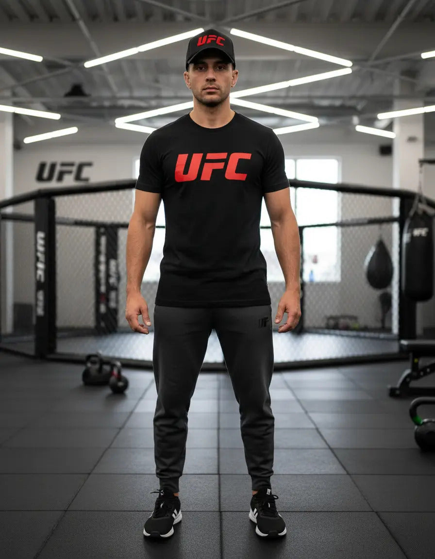 Ufc Playera Y Gorra Unisex Ufc Mma Box Muay Thai Kick Boxing