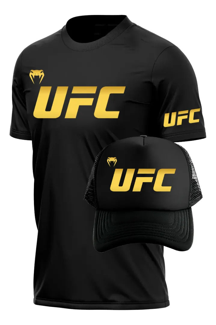 Ufc Playera Y Gorra Ufc Mma Box Muay Thai Kick Boxing Bjj