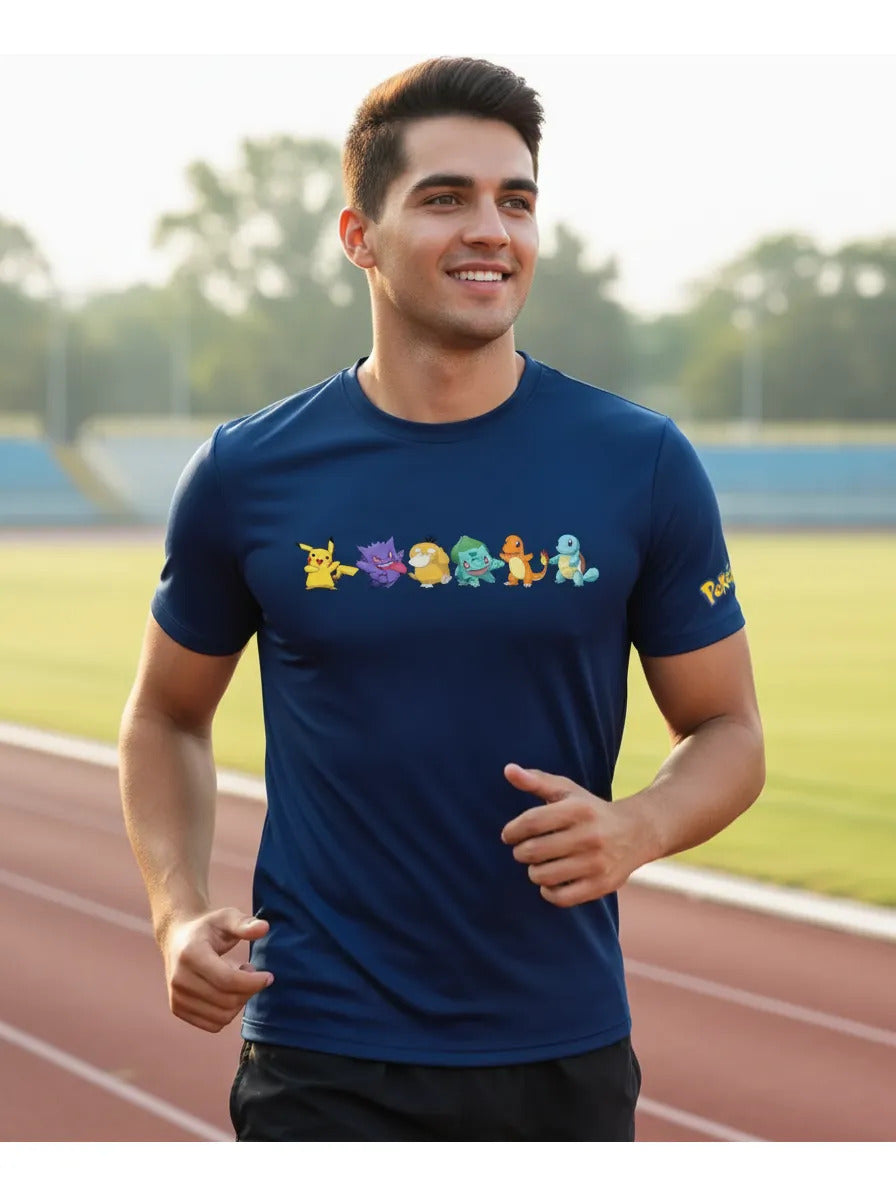 Playera Deportiva Pokémon Gengar Pikachu Charmander Squirtle