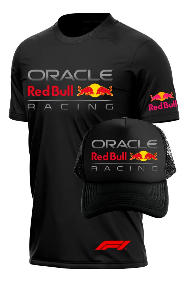 Playera Y Gorra Oracle Red Bull Racing Formula 1 F1 Autos