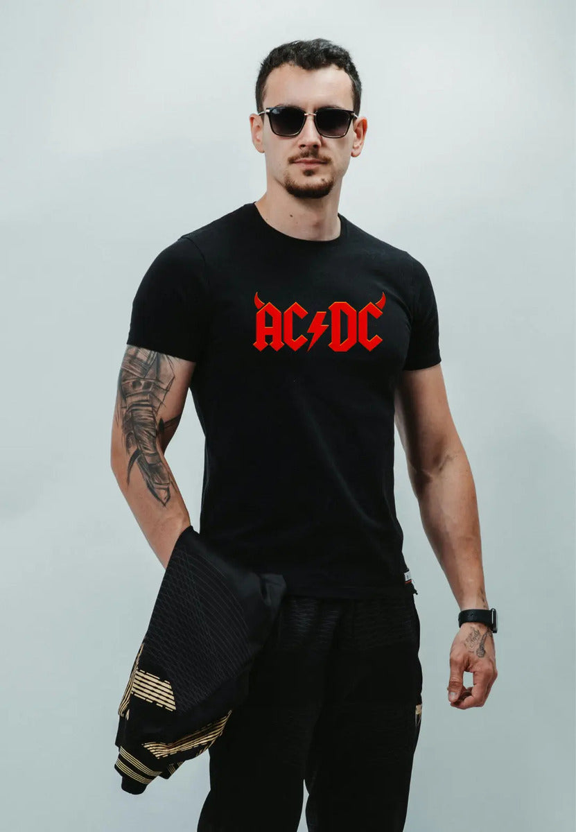 Playera Acdc Música Rock Heavy Metal