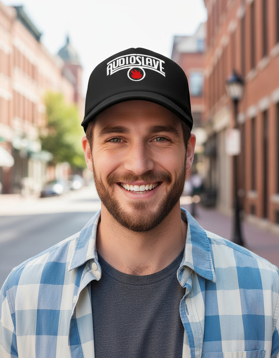 Gorra Audioslave Música Rock Negro Ajustable As