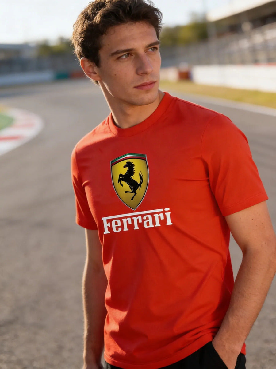 Playera Deportiva Ferrari Coche Vehículo Autos Formula 1 F1