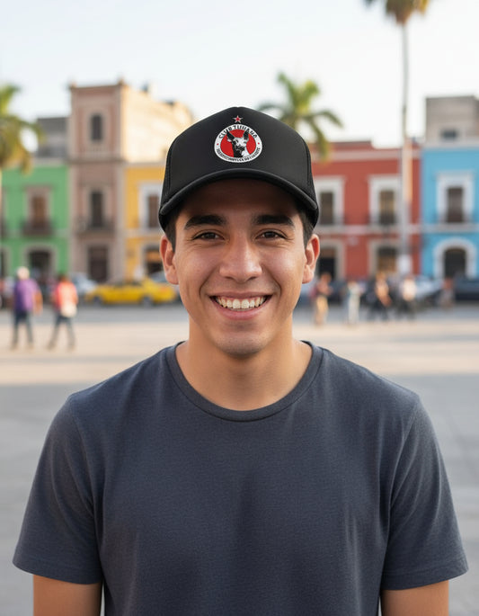 Gorra Tijuana Xoloitzcuintles Fútbol Fifa Liga Mx Deportes Negro Ajustable Xoloz