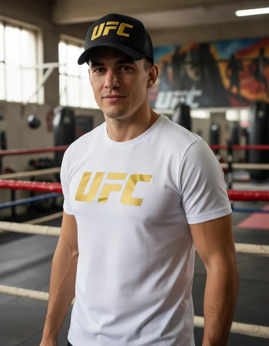 Playera Y Gorra Ufc Ultimate Fighter Championship Mma Box Jj