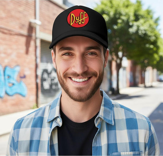 Gorra Duff Cerveza Los Simpson Negro Ajustable Duff