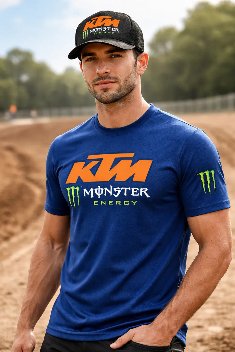 Playera Y Gorra Ktm Monster Energ Off Road Motocross