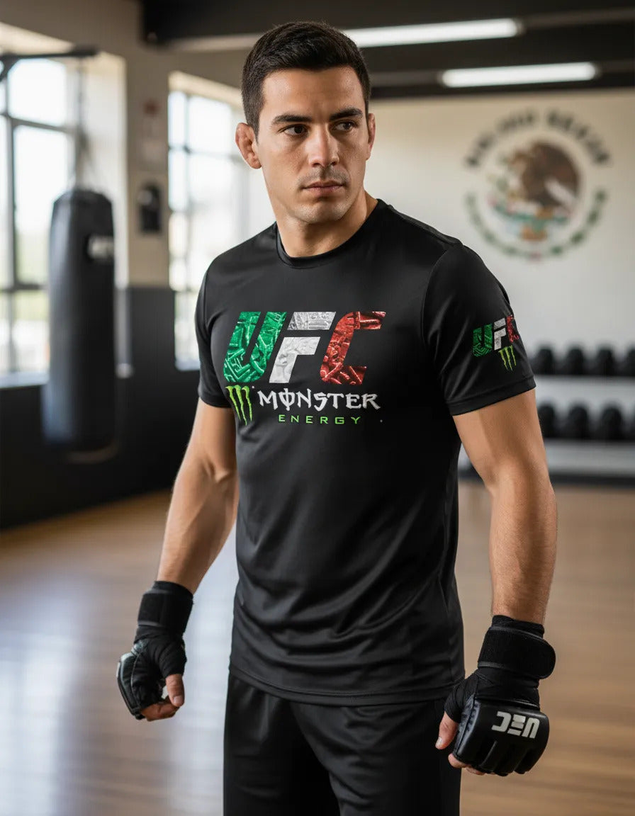Playera Dry Fit Ufc Monster Energ Mma Box Muay Thai Bjj Kb