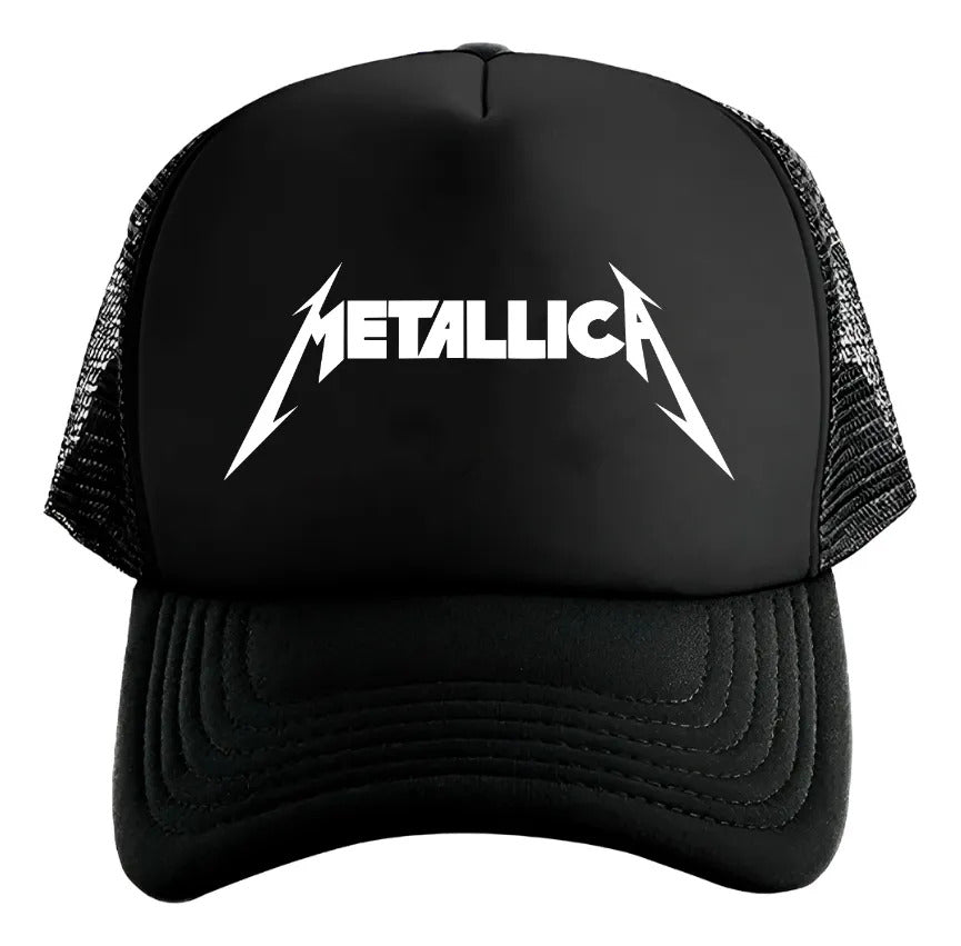 Gorra Trucker Metallica Musica Rock Heavy Metal Ajustable