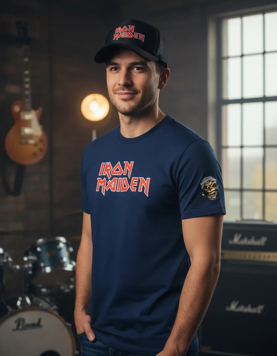 Playera Y Gorra Iron Maiden Música Rock Heavy Metal