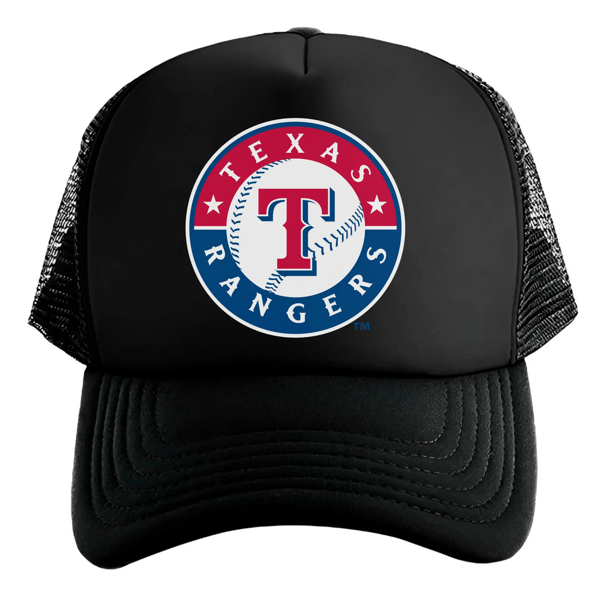 Gorra Rangers Texas Mlb Béisbol Negro Ajustable Rangers