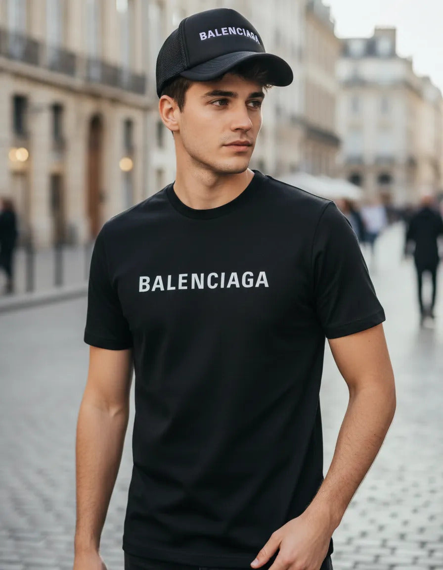 Playera Y Gorra Balenciaga Moda Aesthetic Actualidad Moderno
