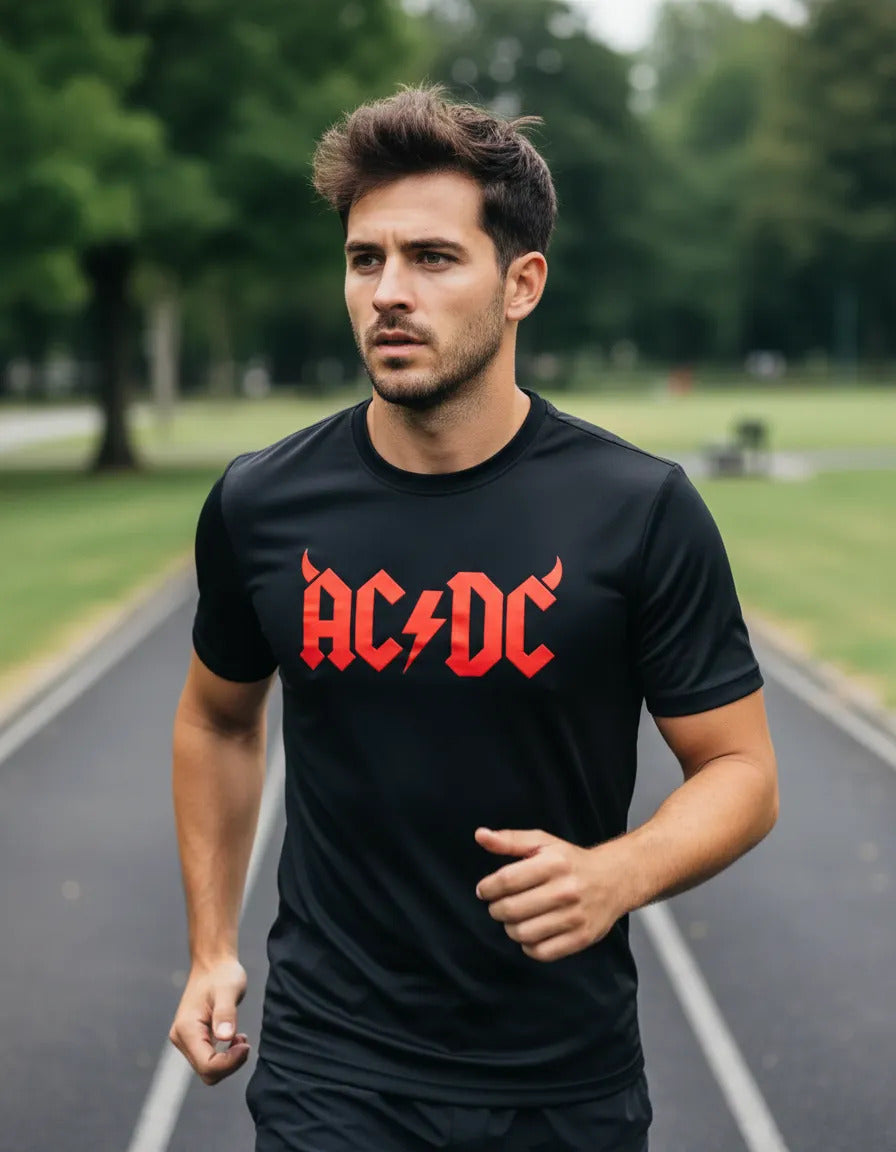 Playera Deportiva Acdc Música Rock Heavy Metal
