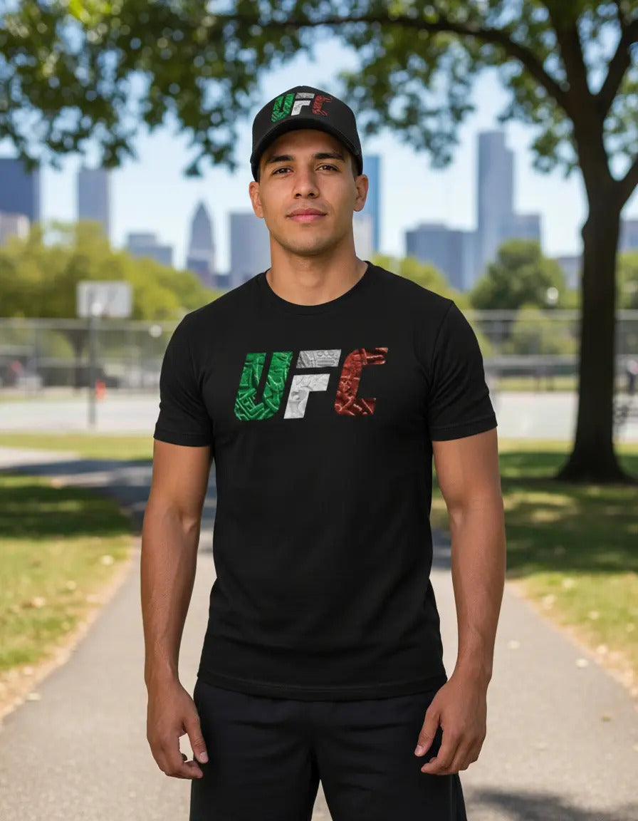 Ufc Playera Y Gorra Unisex Ufc Mma Box Muay Thai Kick Boxing