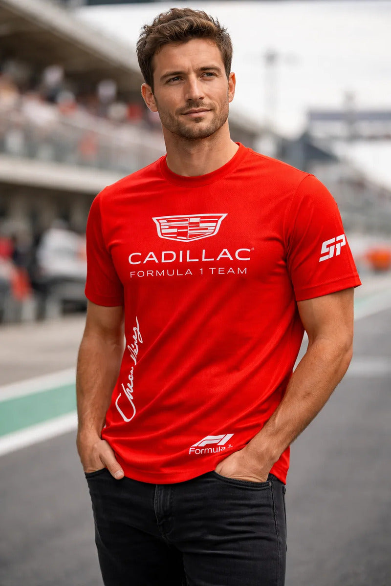 Pack Playera Sudadera Gorra Mochila Cadillac Formula 1 Team