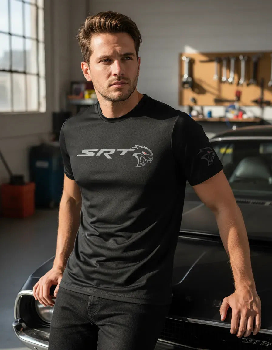 Playera Y Gorra Hellcat Dodge Srt Challenger Automovilismo
