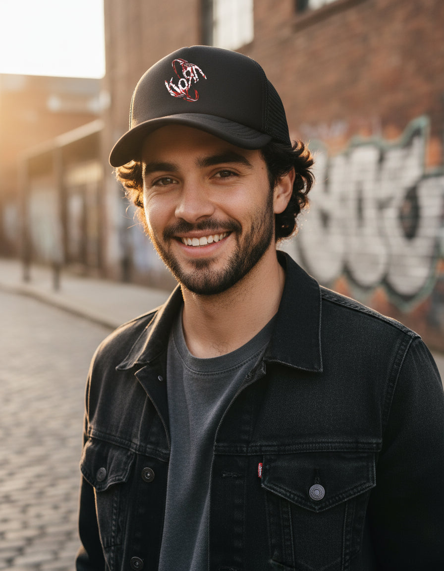 Gorra Korn Música Rock Negro Ajustable Korn