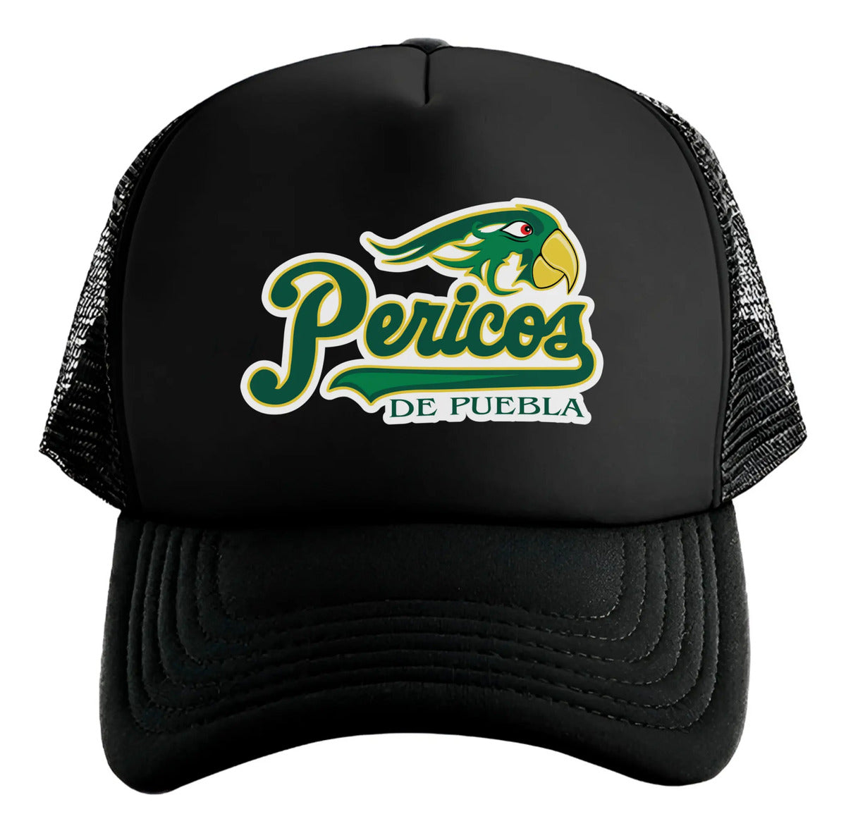 Gorra Pericos Puebla Lmb Béisbol México Deportes Negro Ajustable Pericos
