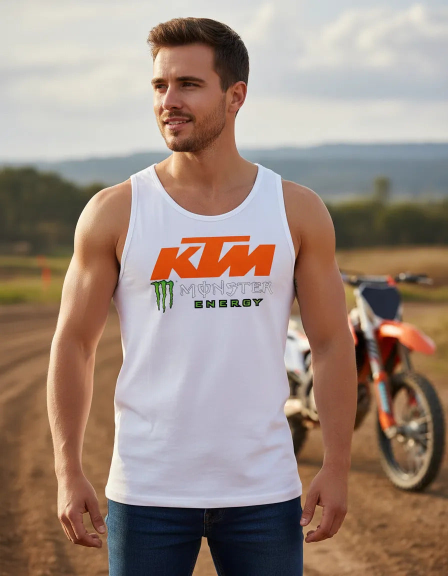 Playera Sin Mangas Ktm Monster Energ Off Road Motocross