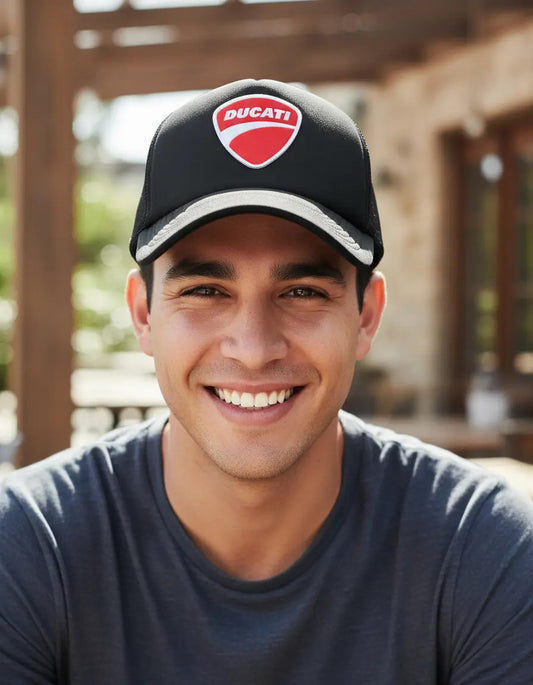 Gorra Ducati Moto Motociclismo Piloto Motogp Negro Ajustable Ducati