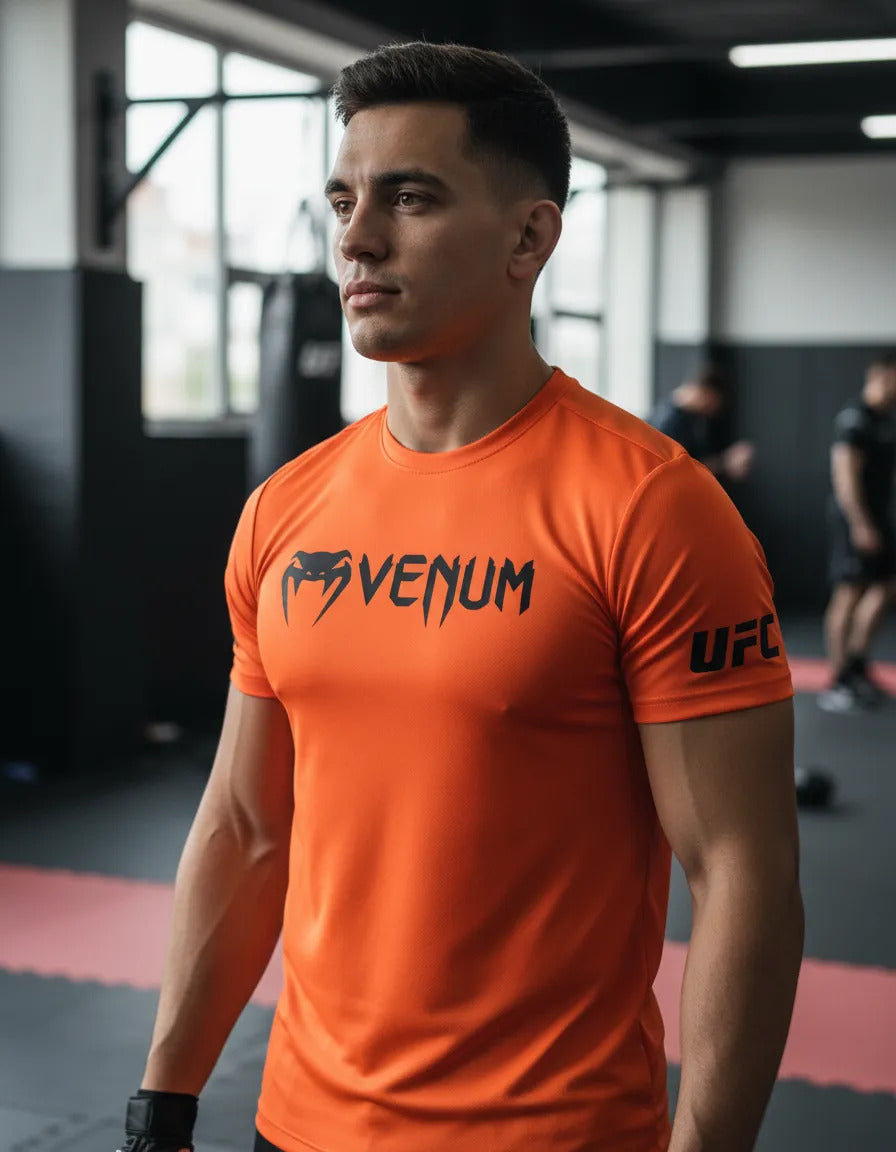 Playera Deportiva Venum Ufc Classic Mma Box Muay Thai Kb Bjj