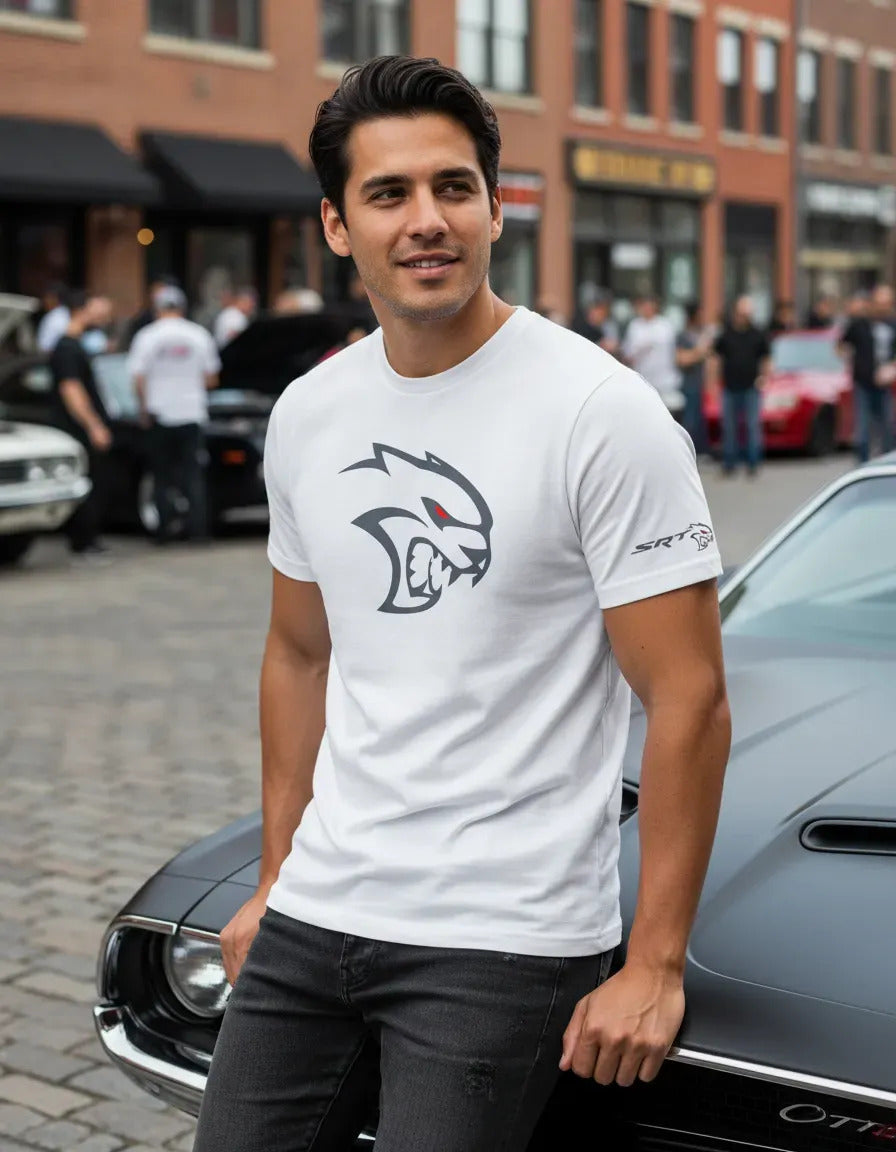 Playera Y Gorra Hellcat Dodge Srt Challenger Automovilismo