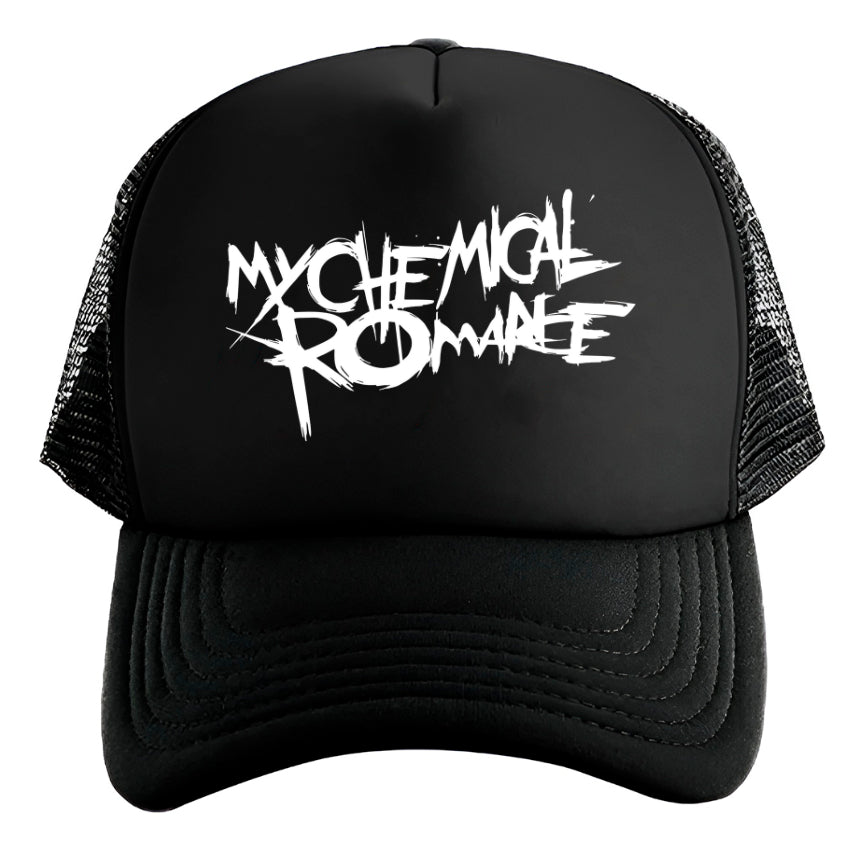 Gorra My Chemical Romance Música Rock Negro Ajustable Mcr