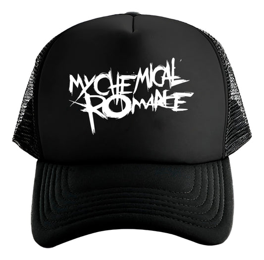 Gorra My Chemical Romance Música Rock Negro Ajustable Mcr