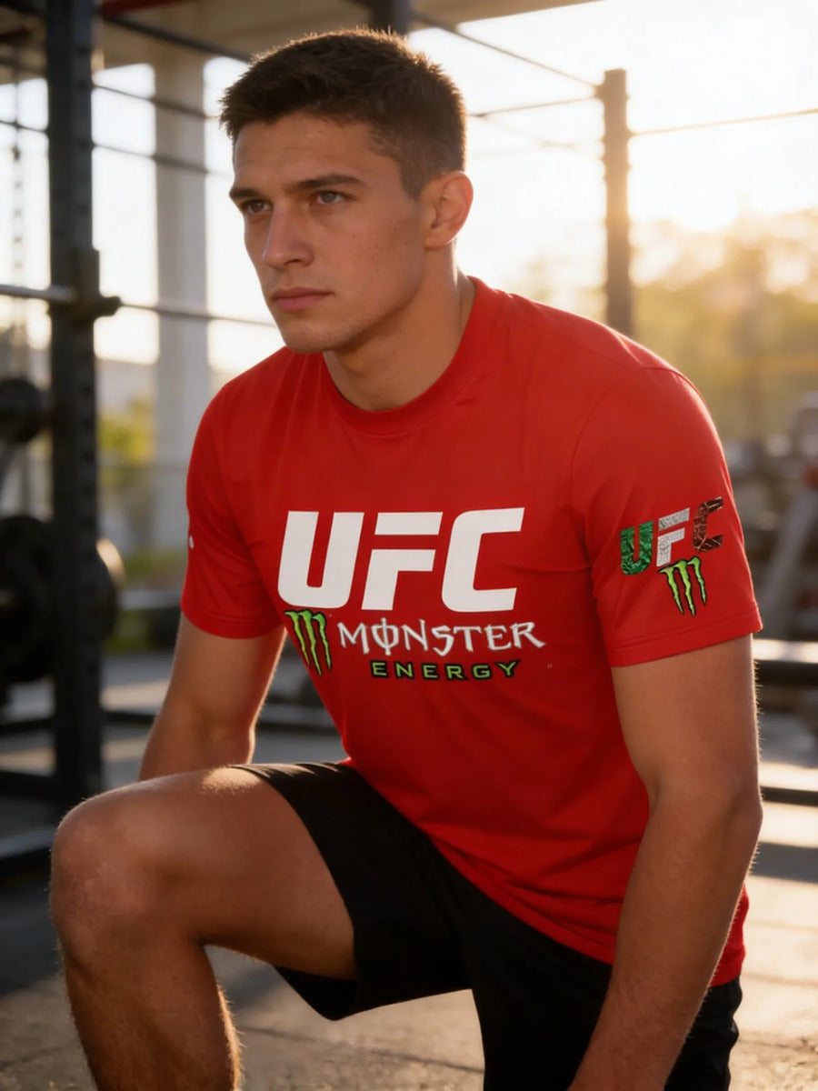 Playera Ufc Monster Energ Mma Box Muay Thai Bjj Kick Boxing