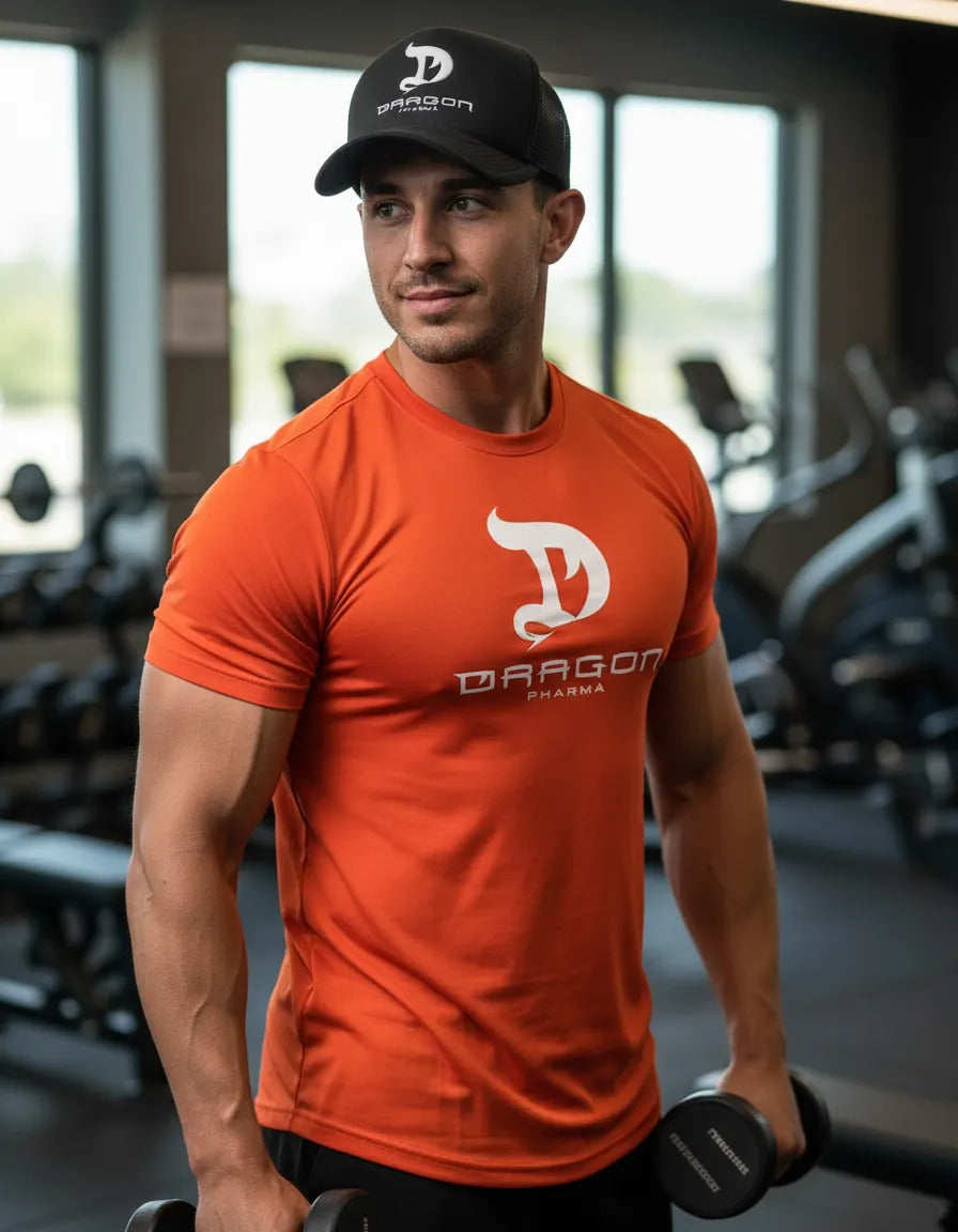 Playera Y Gorra Dragon Pharma Gym Fitness Running Deportes