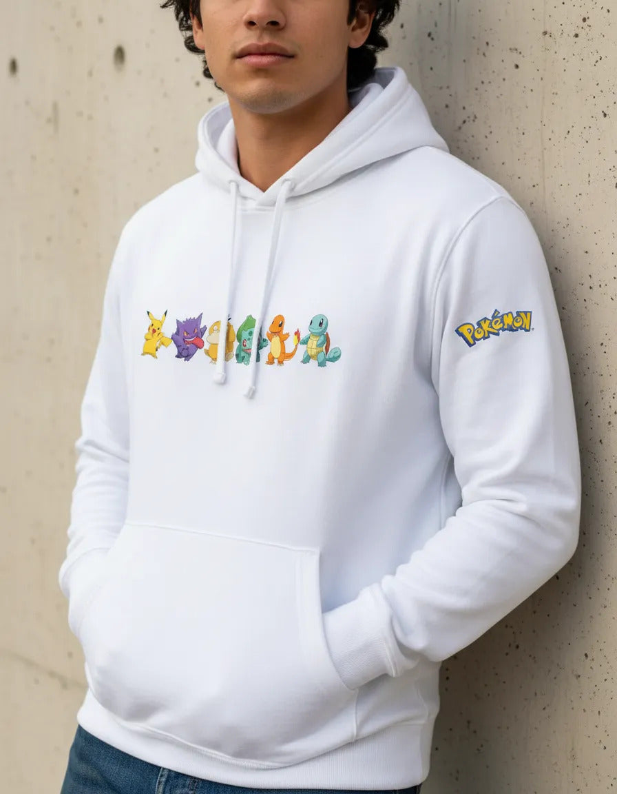 Sudadera Pokémon Gengar Pikachu Charmander Bulbasaur