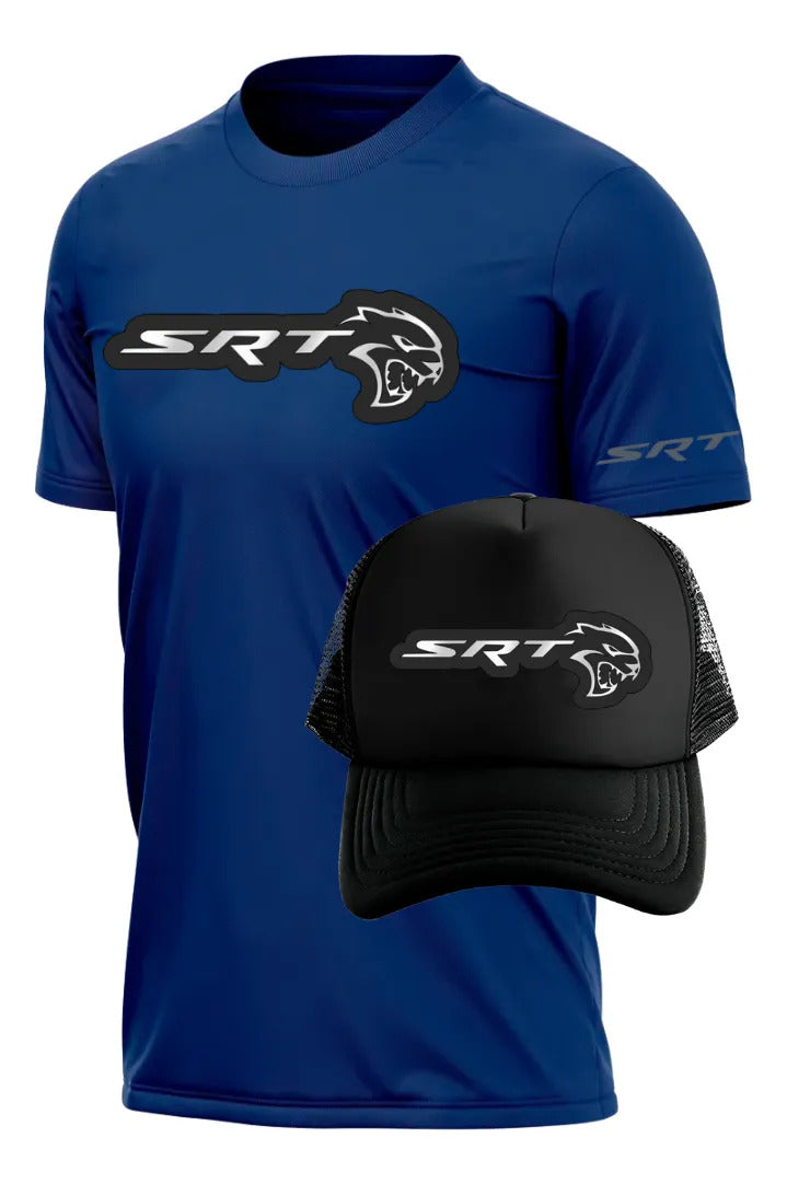 Playera Y Gorra Hellcat Dodge Srt Challenger Automovilismo