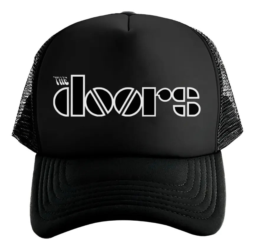 Gorra Trucker The Doors Música Rock Negro Ajustable Td