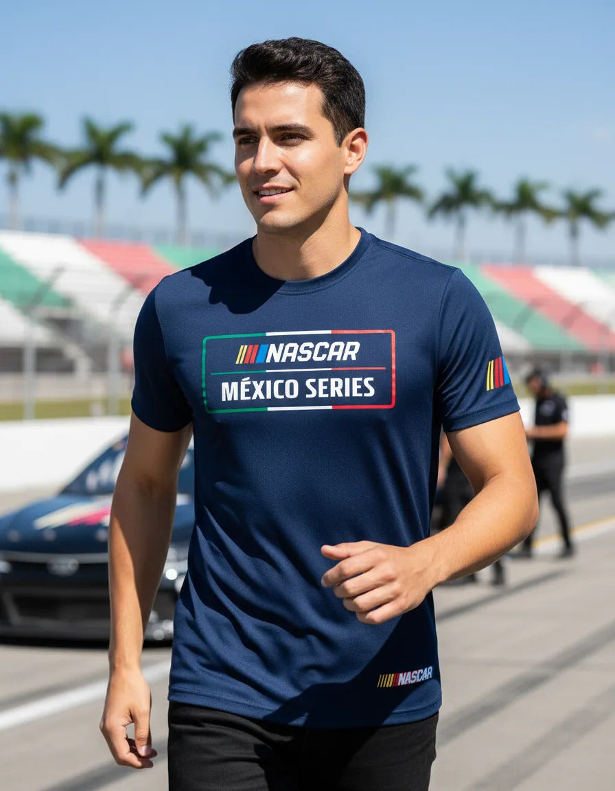 Playera Deportiva Nascar Coche Automovilismo México Autos