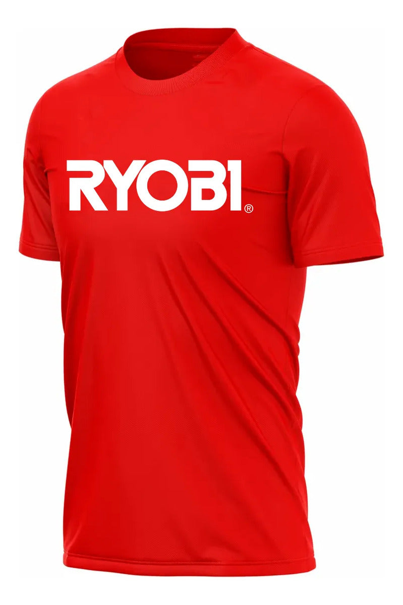 Playera Ryobi Herramientas Rojo Logo Ch