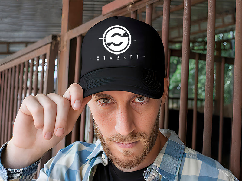 Gorra Starset Música Rock Electrónica Negro Ajustable Starset