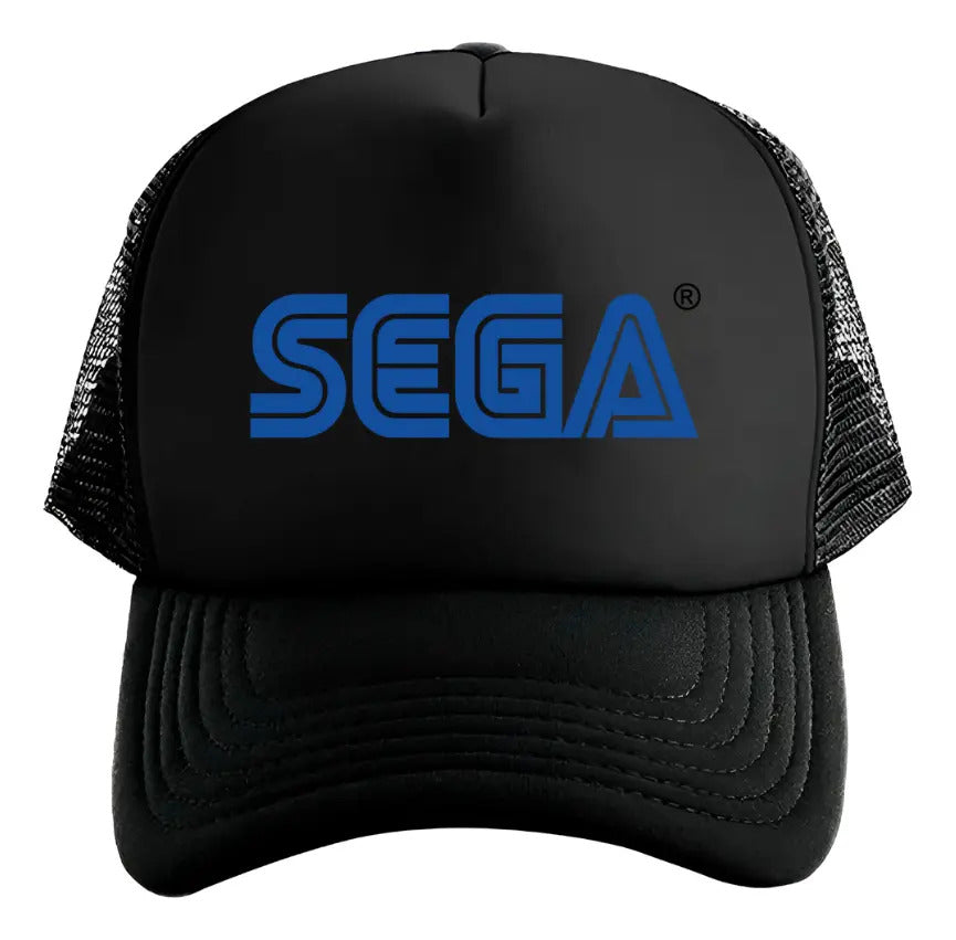 Gorra Sega Retro Clásico Negro Ajustable Sega