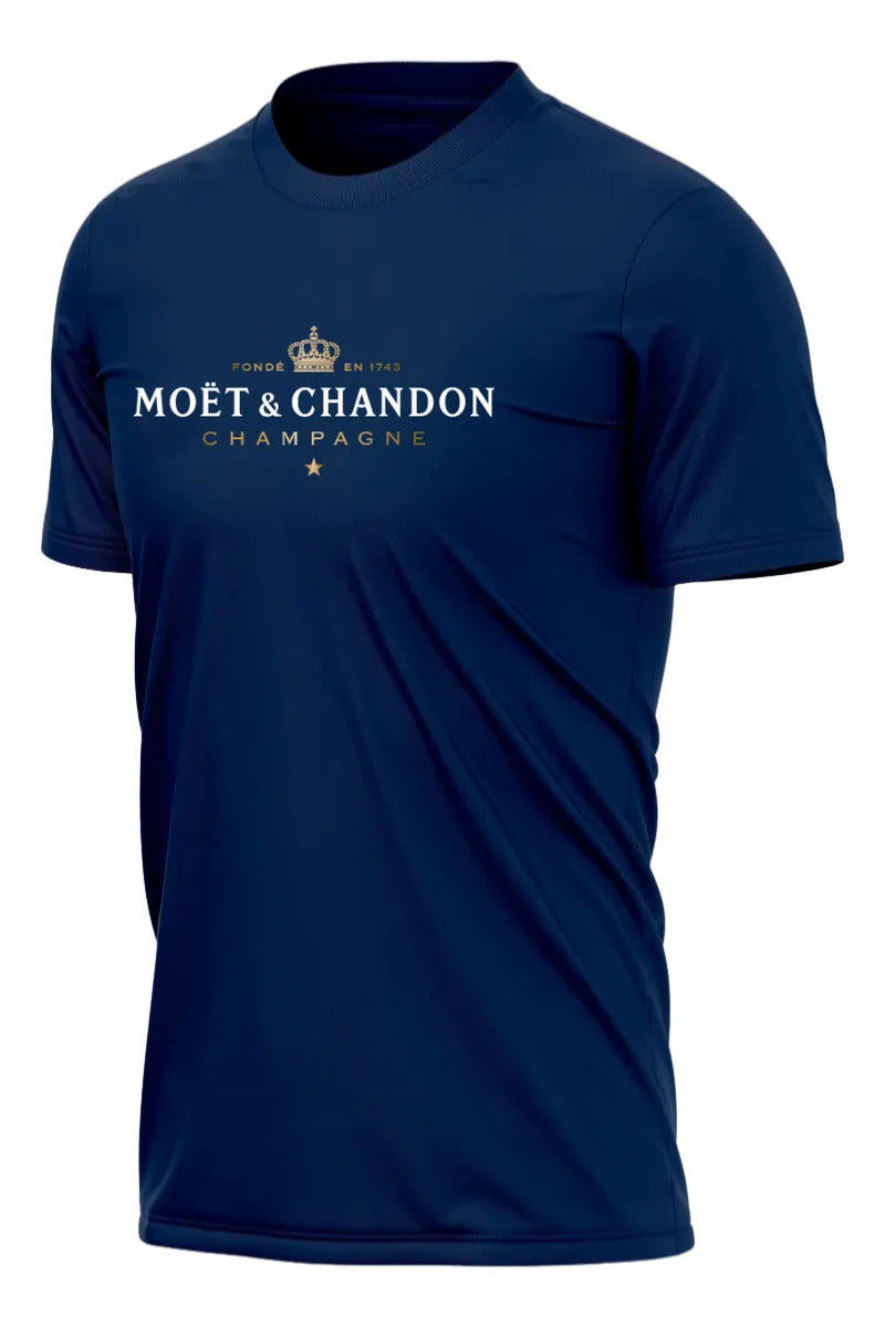 Playera Moët & Chandon Champagne Bebida Lujo Elegante Moda