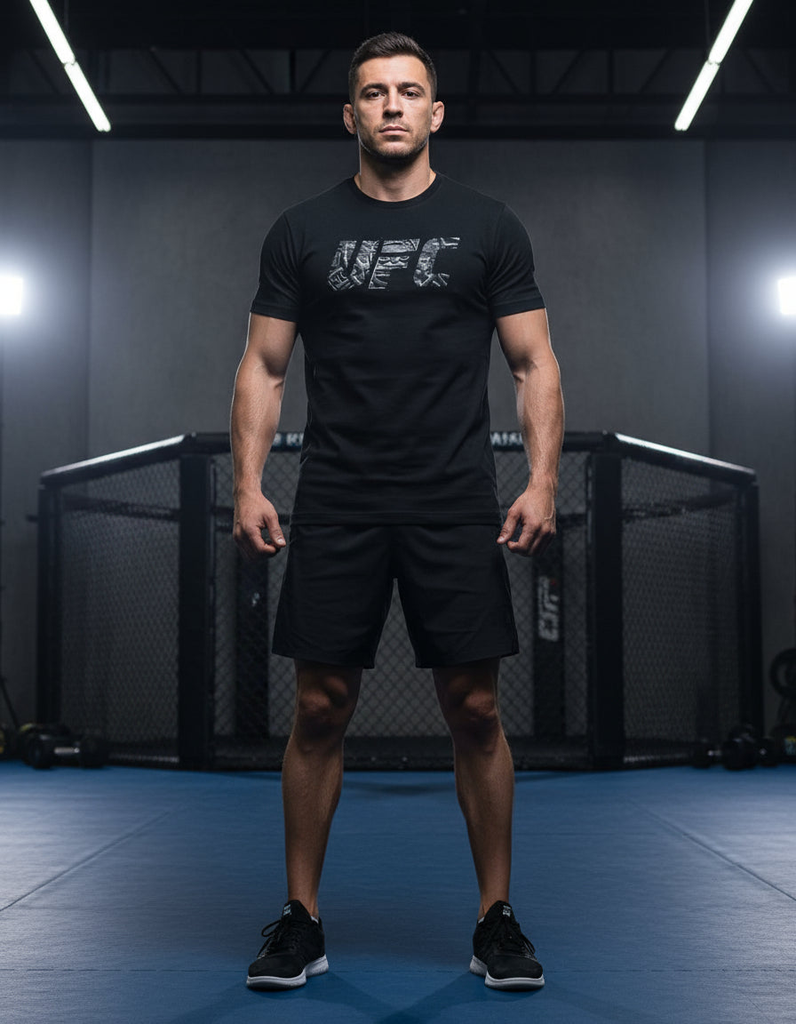 Ufc Playera Y Gorra Unisex Ufc Mma Box Muay Thai Kick Boxing