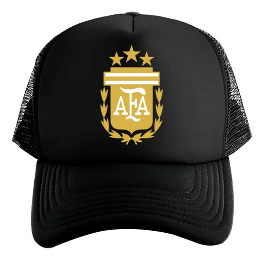 Gorra Argentina Fútbol Leonel Messi Maradona Deportes Goat Negro Ajustable Argentina