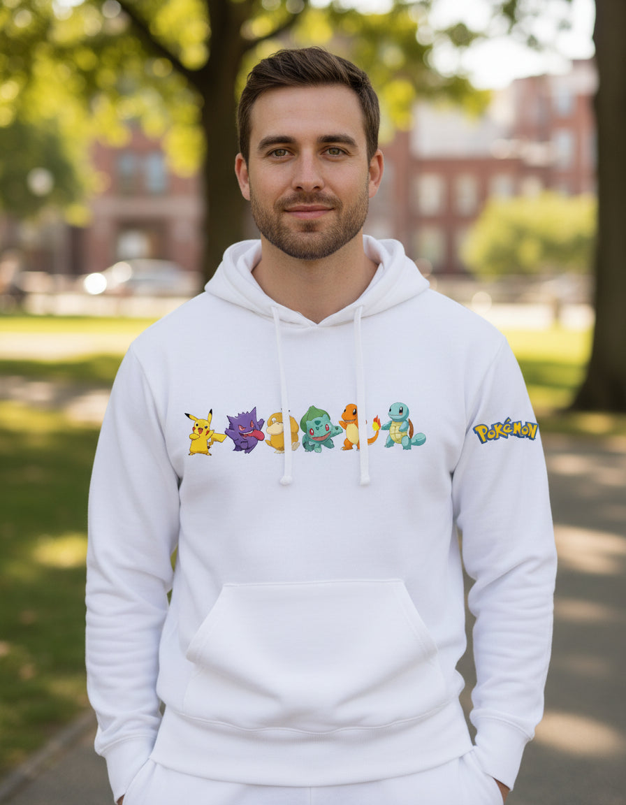 Sudadera Pokémon Gengar Pikachu Charmander Bulbasaur Squirtl