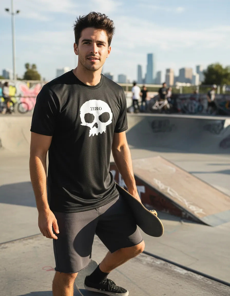 Playera Deportiva Zero Skate Skateboard Moda Urbana