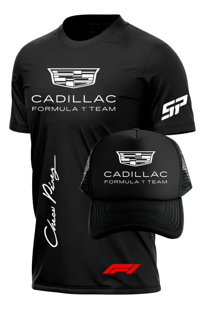Playera Y Gorra Cadillac Formula 1 Team F1 Automovilismo