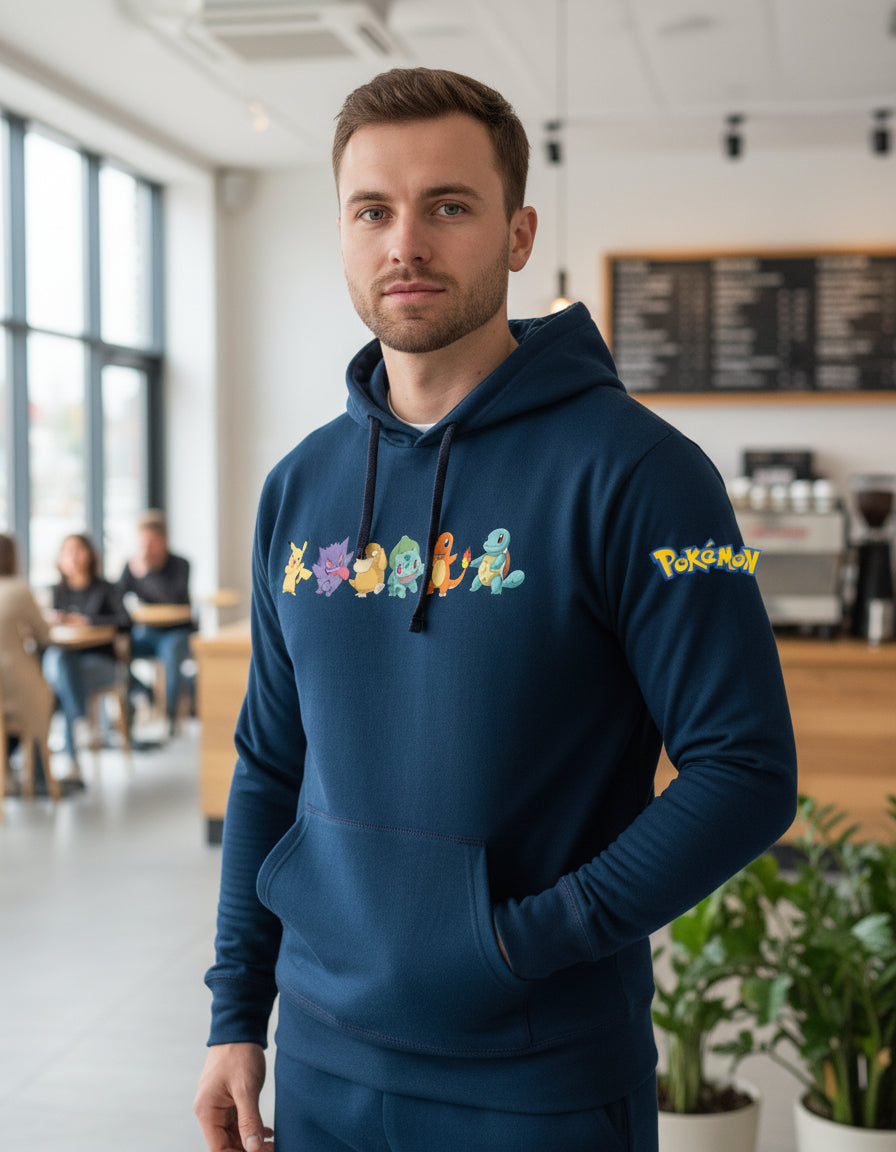 Sudadera Pokémon Gengar Pikachu Charmander Bulbasaur Squirtl